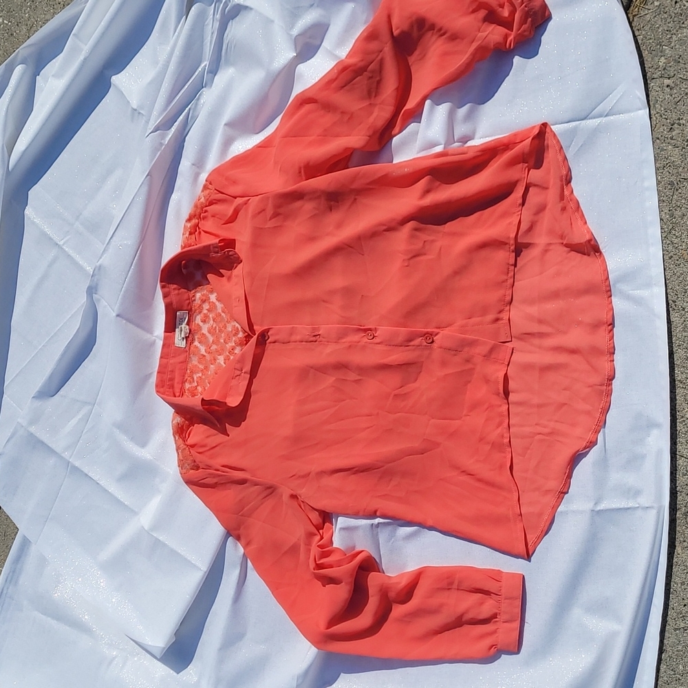 C'est Toi coral blouse